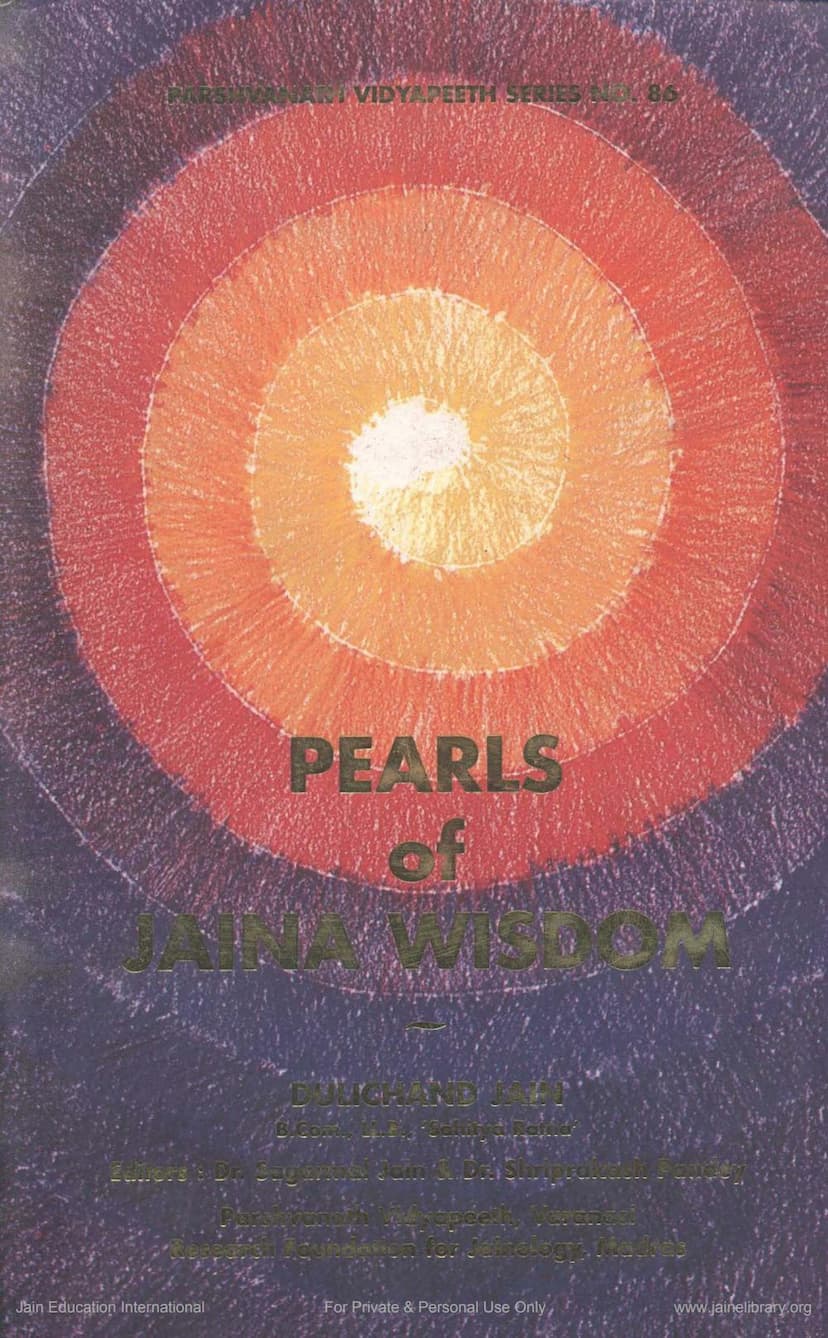First page of Pearls Of Jaina Wisdom