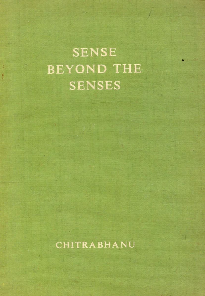 First page of Sense Beyond Senses