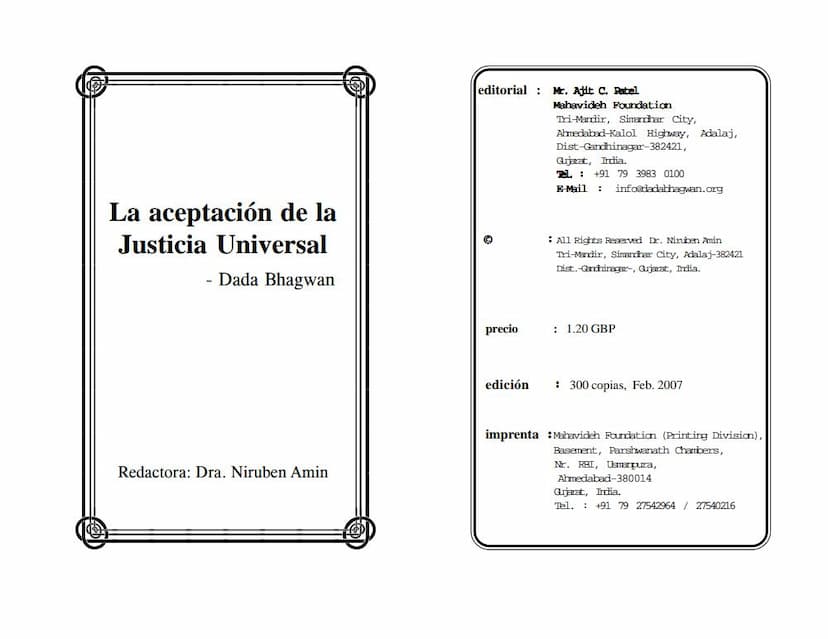 First page of Lo Que Ha Sucedido Es Justicia In Spanish Language