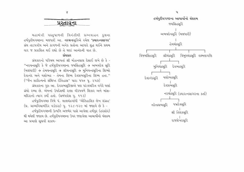First page of Katharatnasagar