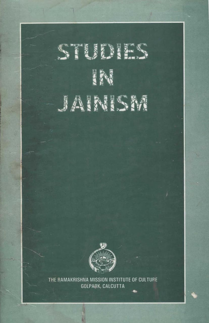 First page of Studies In Jainism
