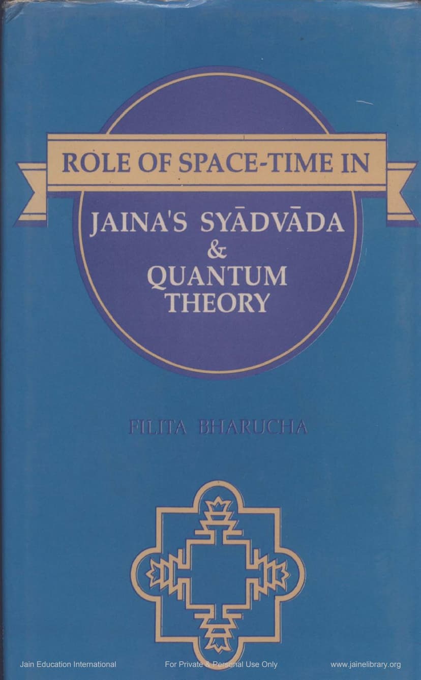 First page of Role Of Space Time In Jainas Syadavada And Quantum Theory