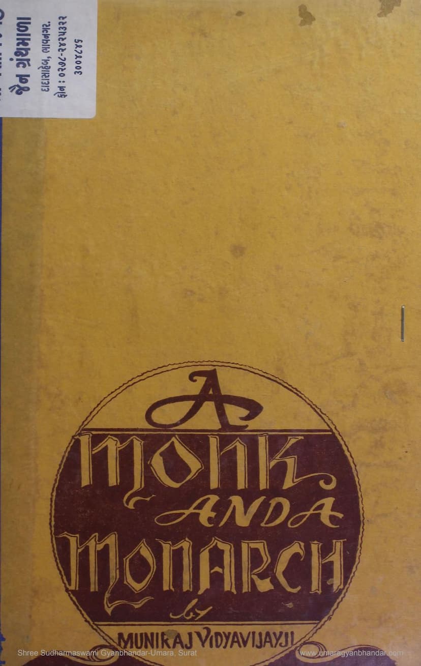 First page of Monk And Monarch