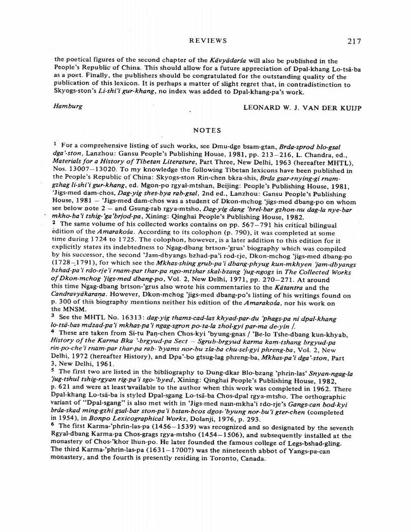 First page of Book Reviews
