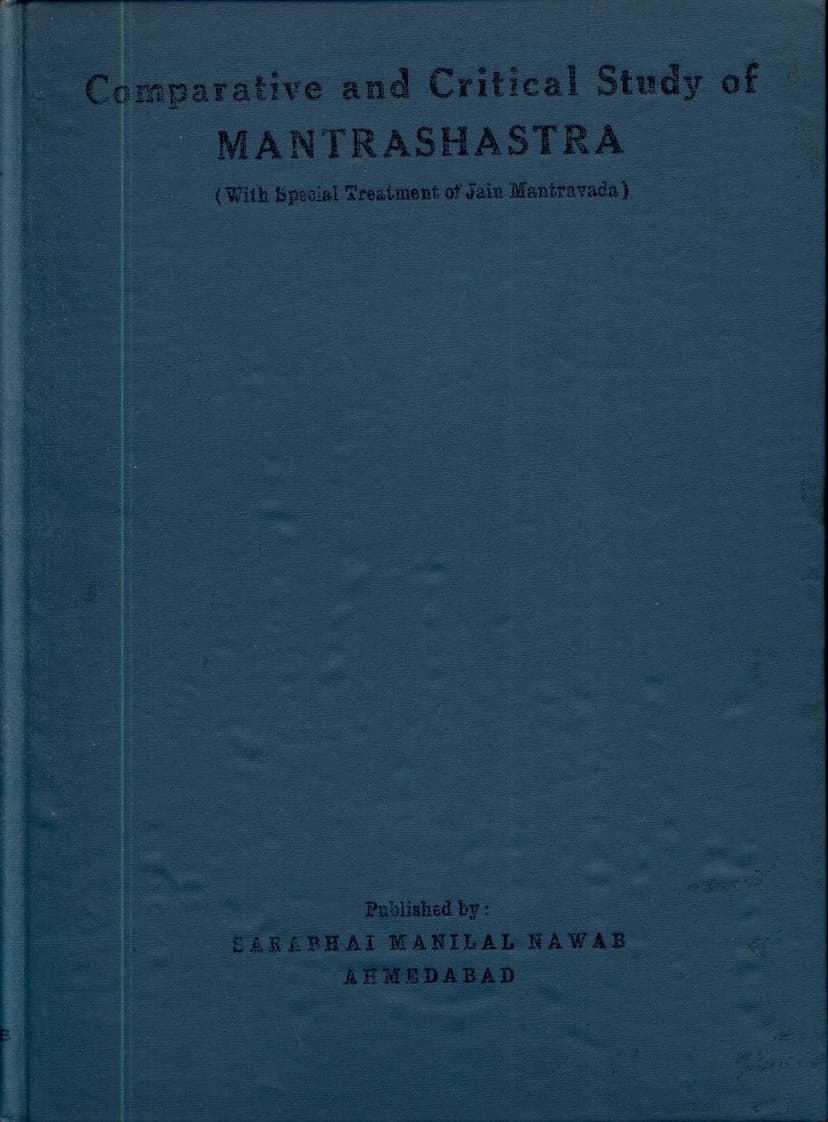 First page of Comparative And Critical Study Of Mantrashastra