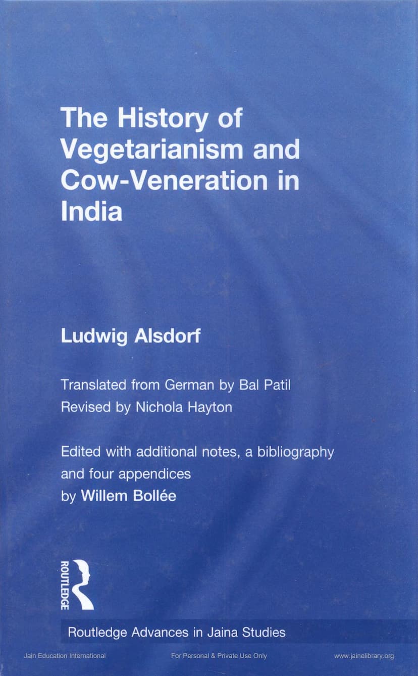 First page of History Of Vegitarianism And Cow Veneration In India
