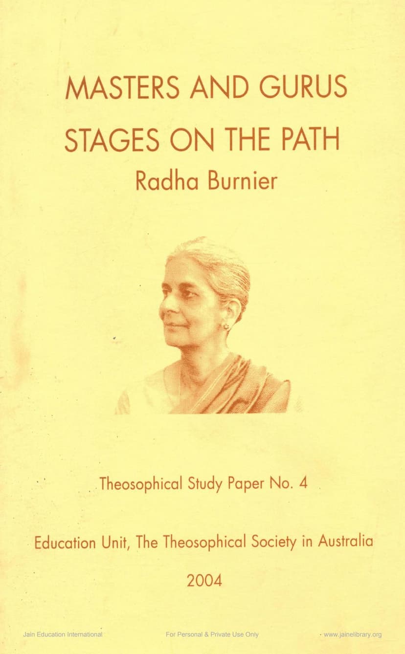 First page of Theosophical Study Paper No 04