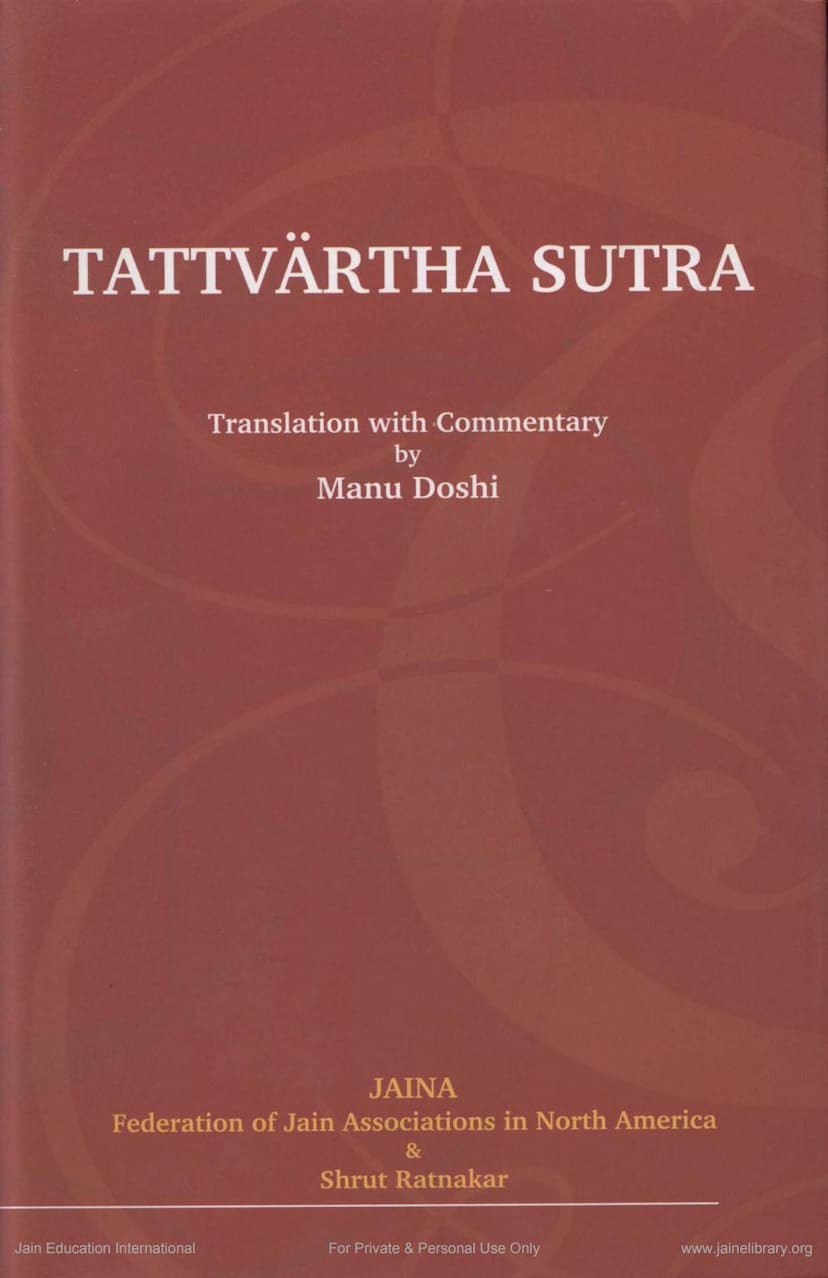 First page of Tattvartha Sutra