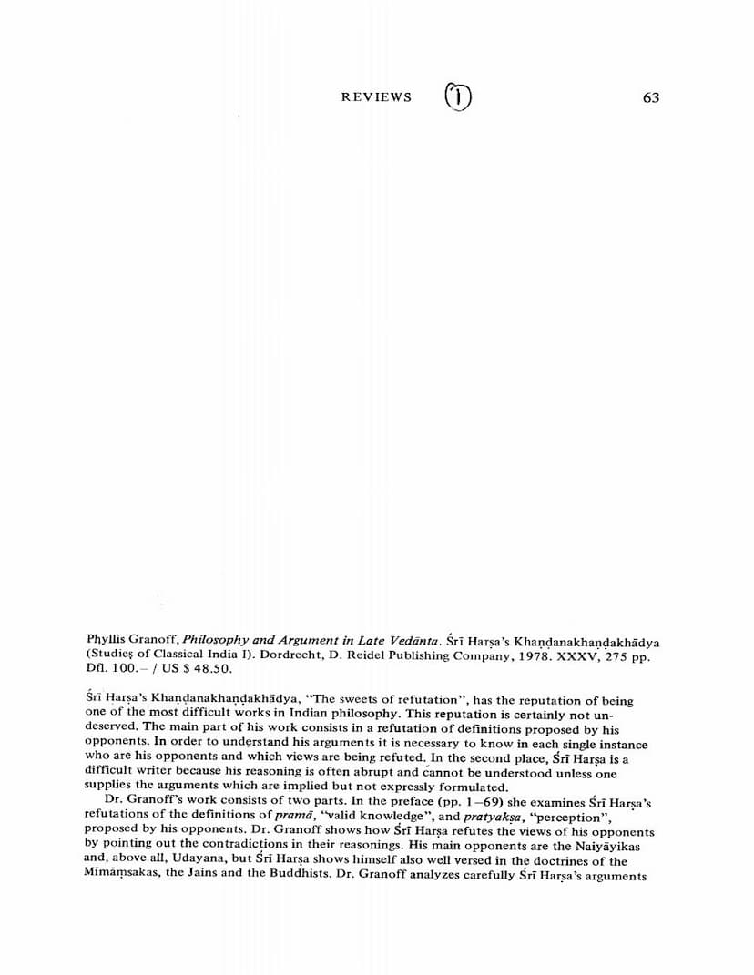First page of Book Reviews