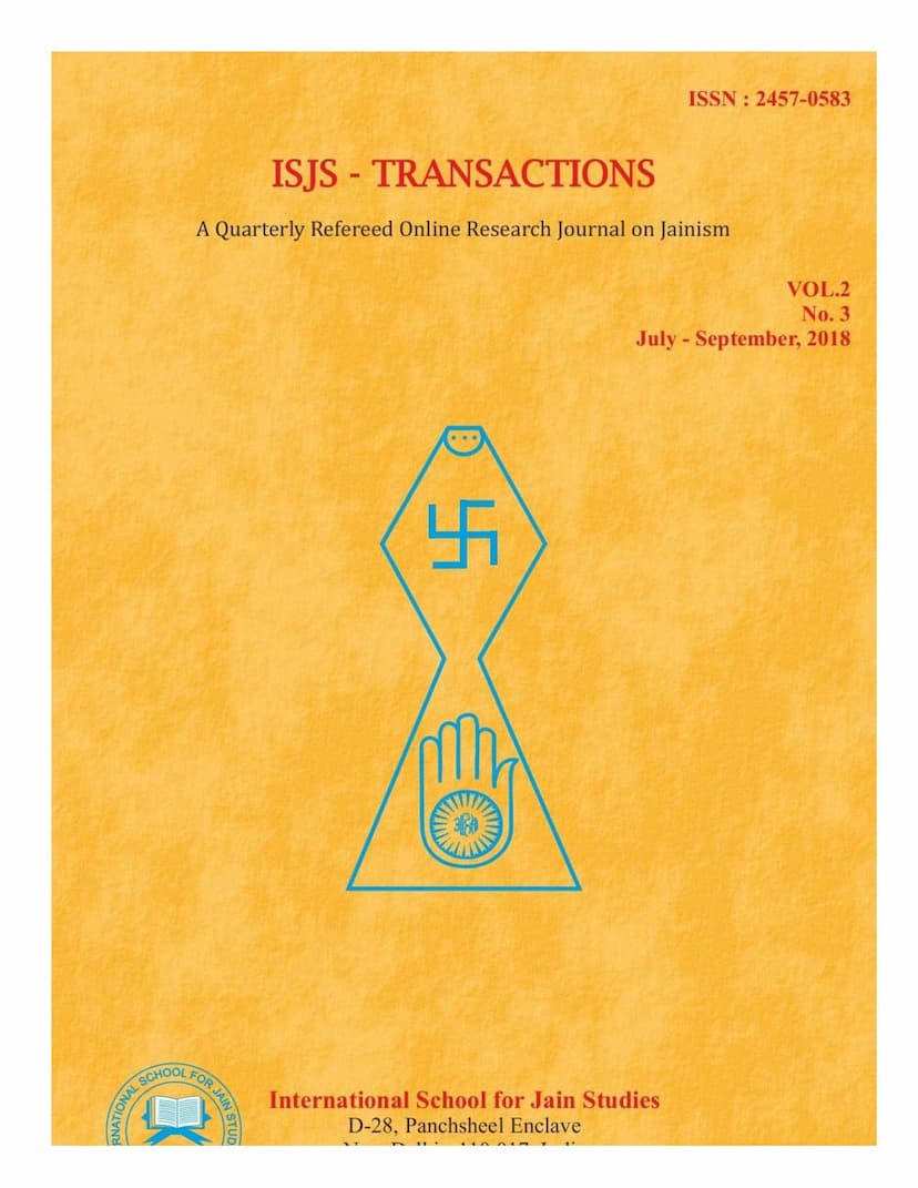 First page of ISJS Transactions 2018 07 To 09 Vol 02 No 03