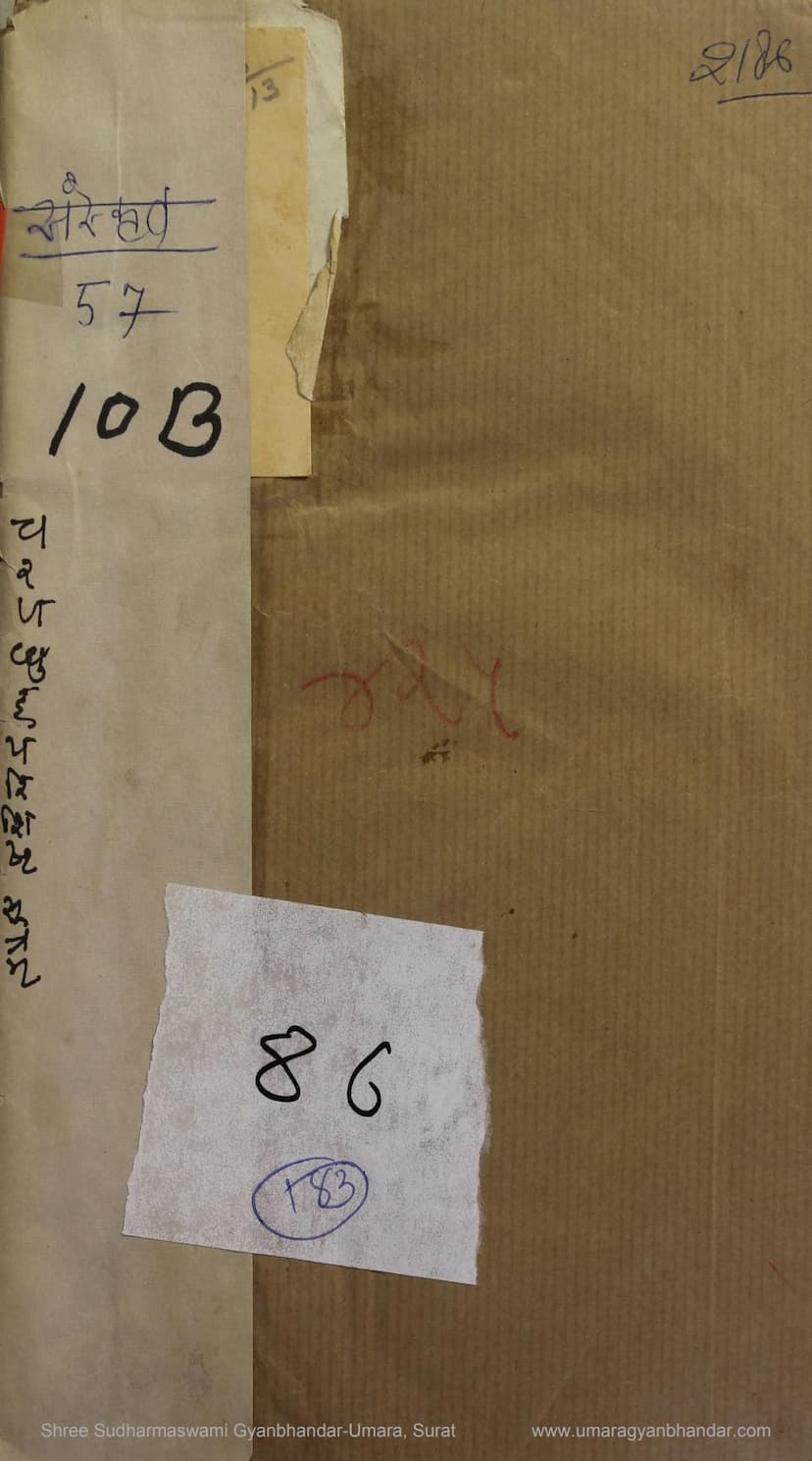 First page of Shaunkoktam Charan Vyuh Parishishtam Sabhasham Prarabhyate