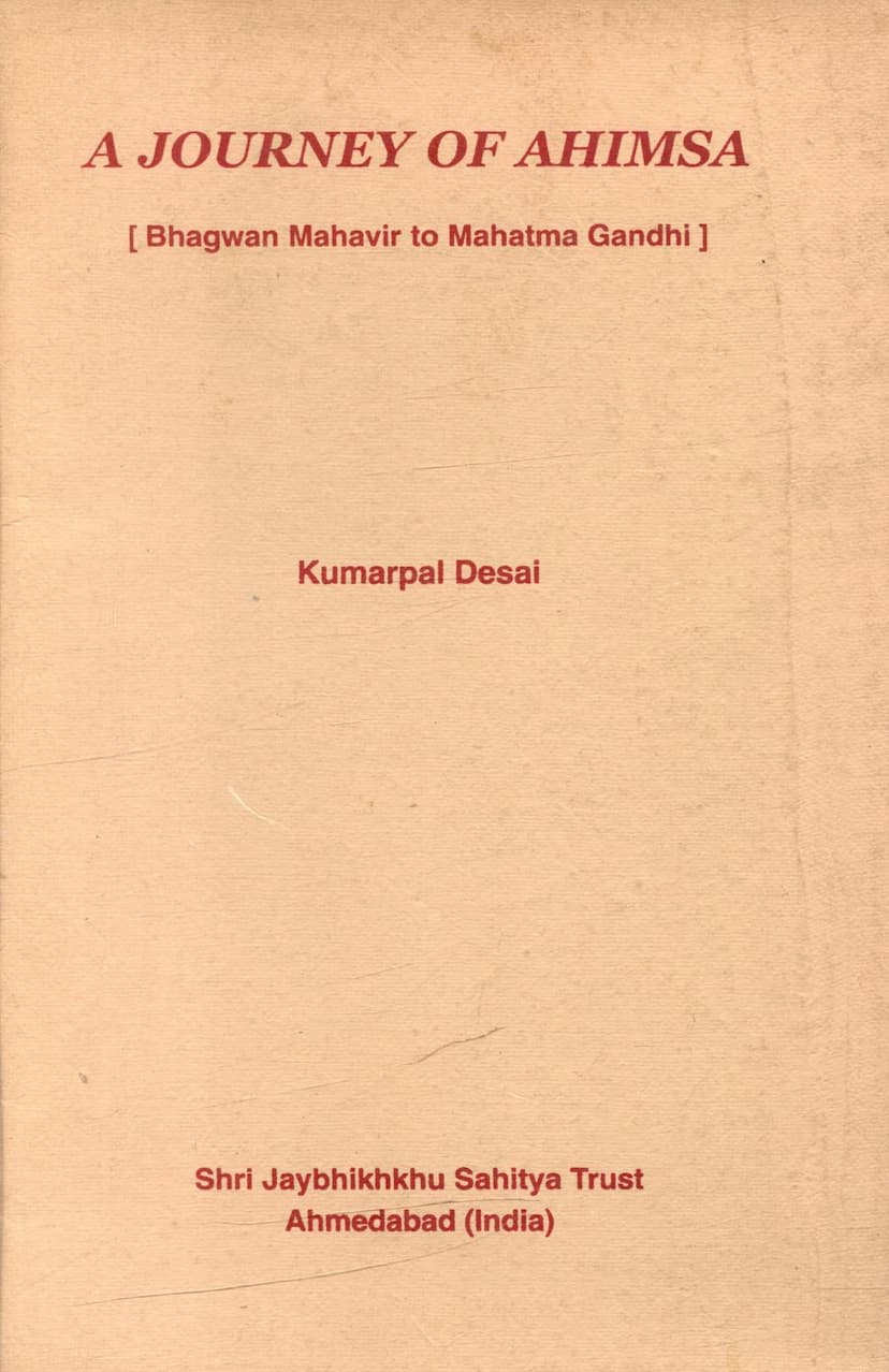First page of Journey Of Ahimsa