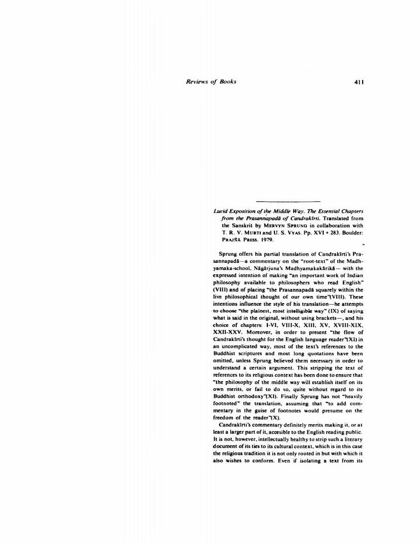 First page of Book Reviews