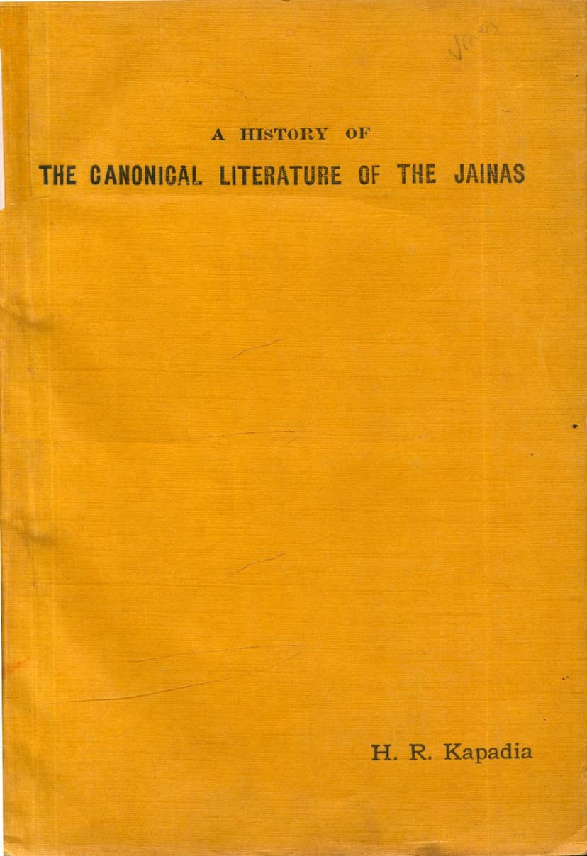 First page of Canonical Literature Of Jainas