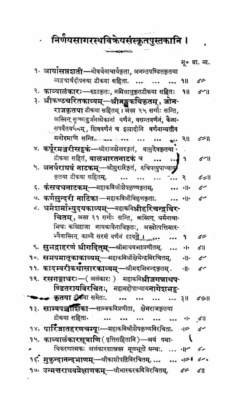 First page of Mruccha Katikam
