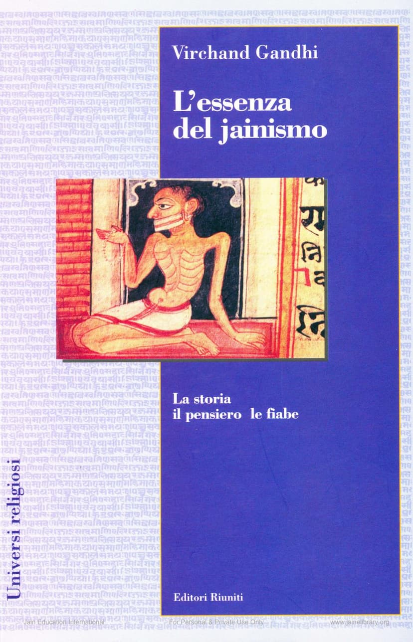 First page of Lessenza Del Jainismo