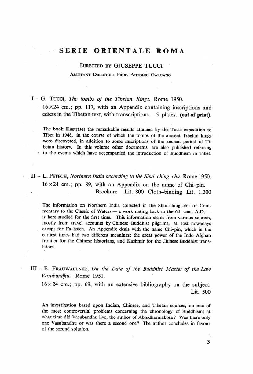 First page of Catalogue Of Publications 1968