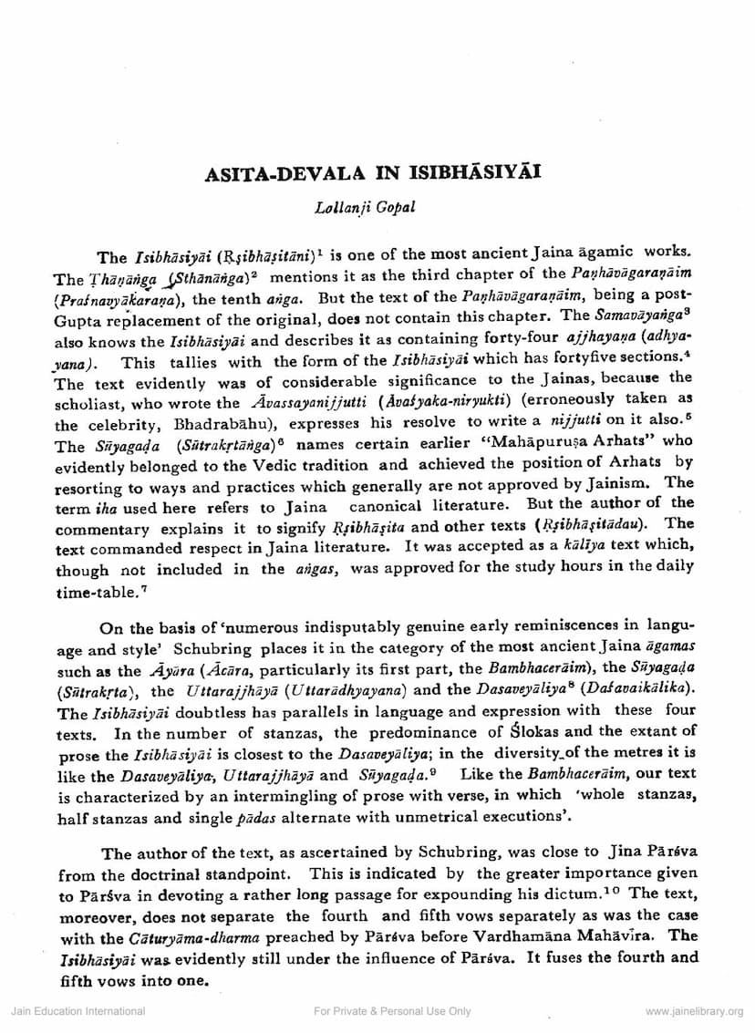 First page of Asita Deval In Isibhasiyai