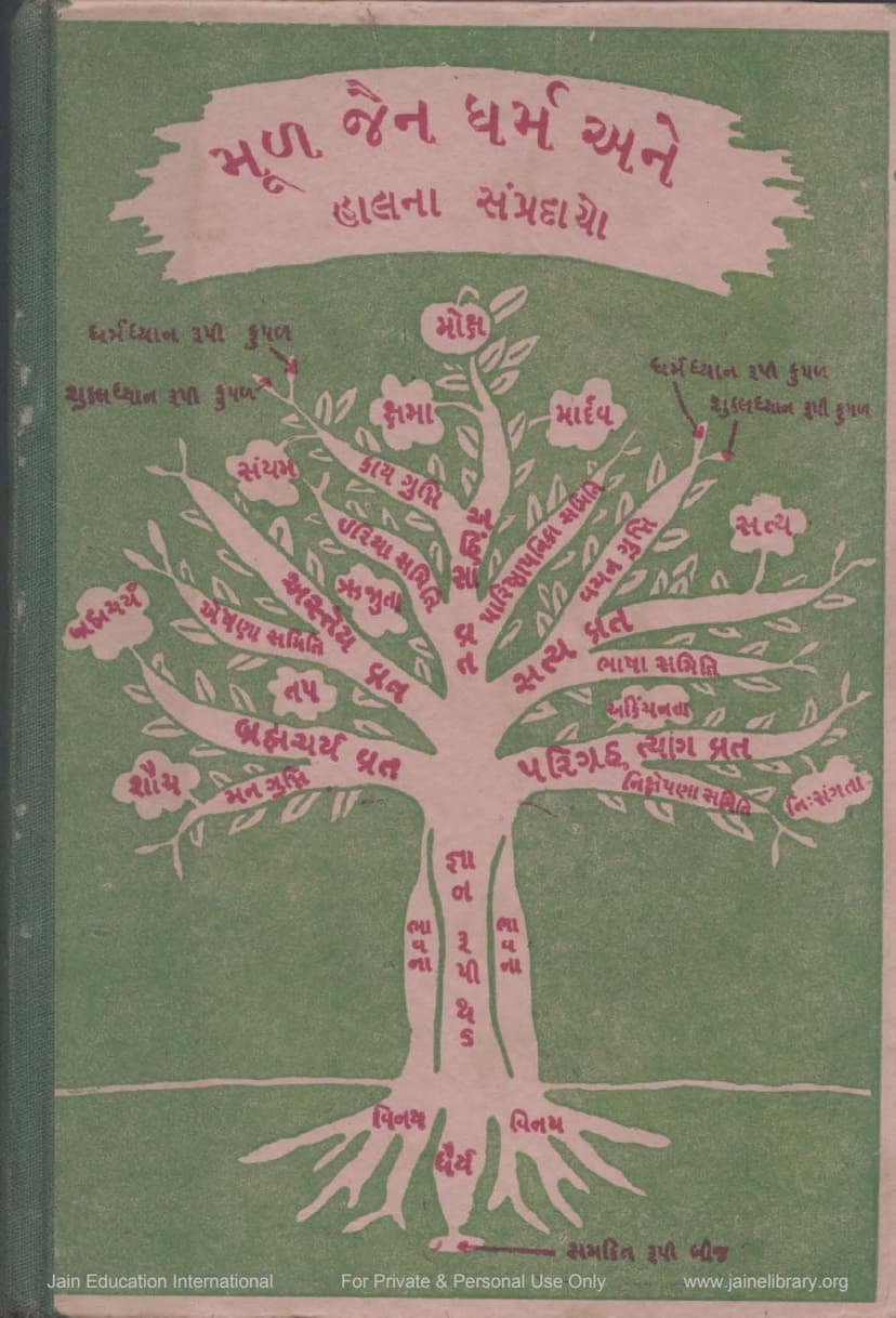 First page of Mul Jain Dharm Ane Hal Na Sampradayo