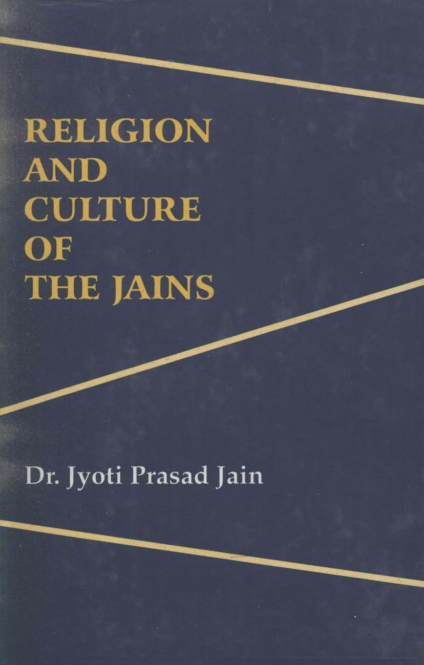 First page of Religion And Culture Of The Jains