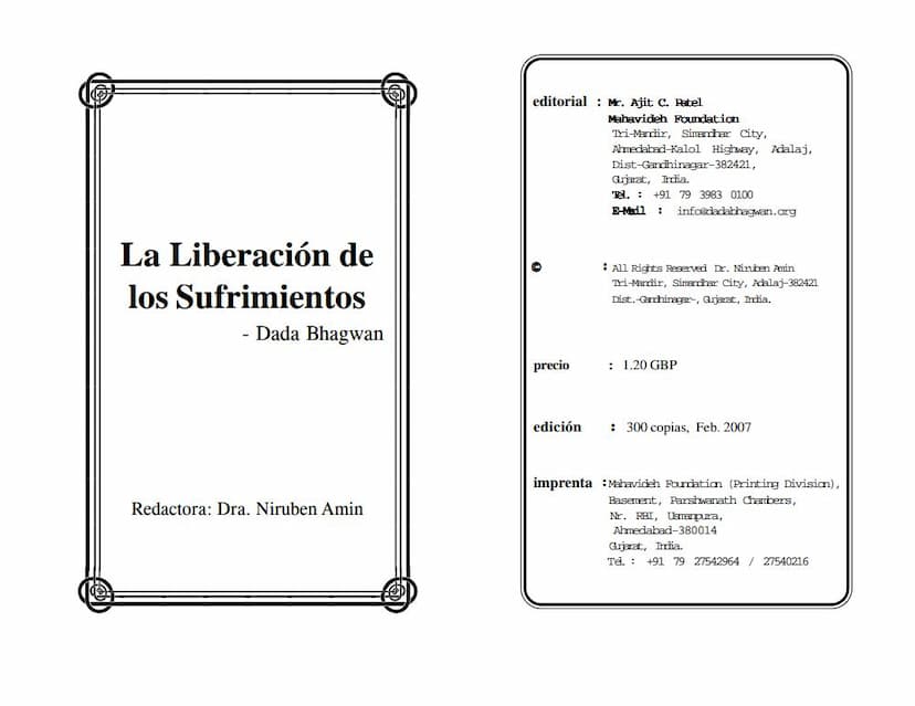 First page of La Culpa Es Del Que Sufre In Spanish Language