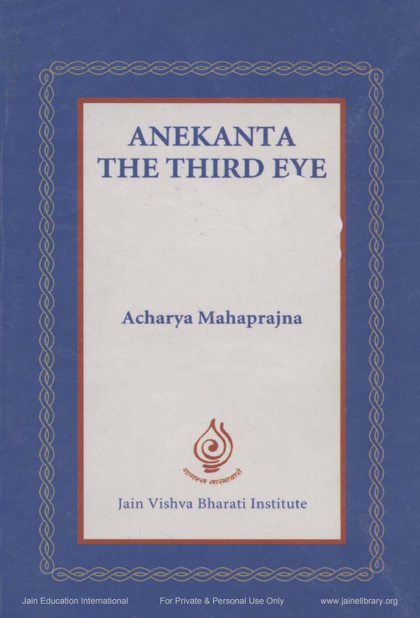 First page of Anekanta The Third Eye
