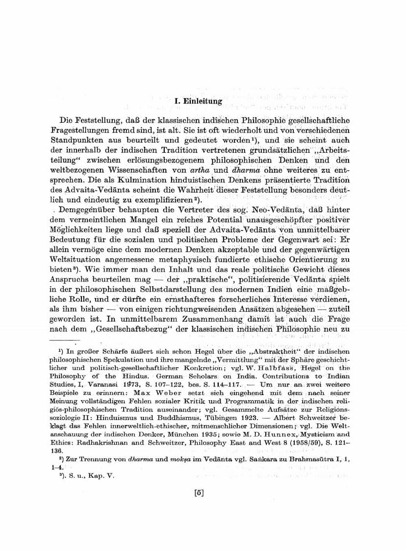 First page of Zur Theorie Der Kastenordnung In Der Indischen Philosophie