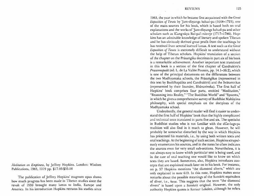 First page of Book Reviews