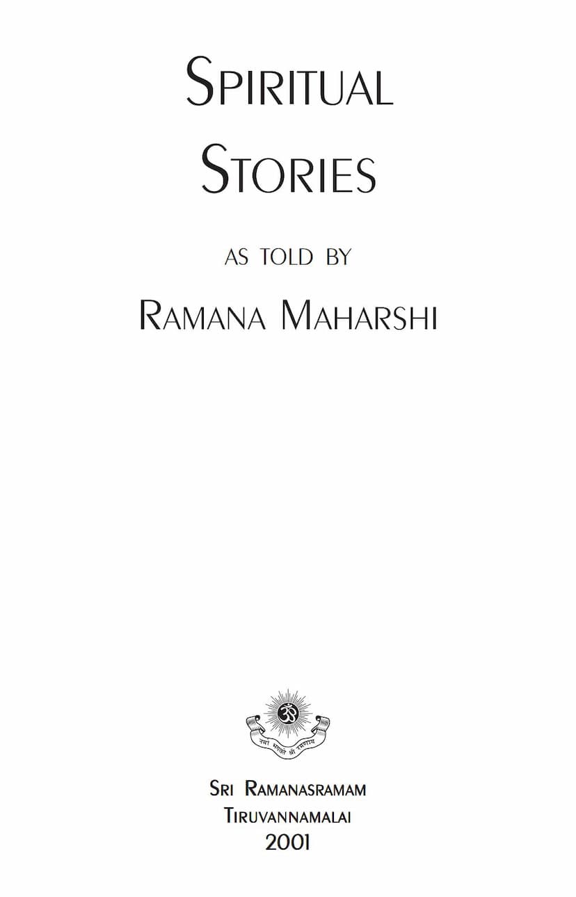 First page of Spiritual Stories