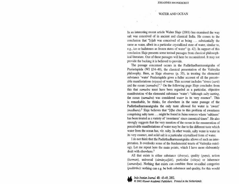 First page of Water And Ocean