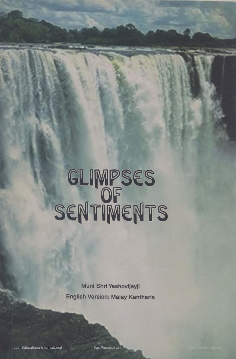 First page of Glimpses Of Sentiments