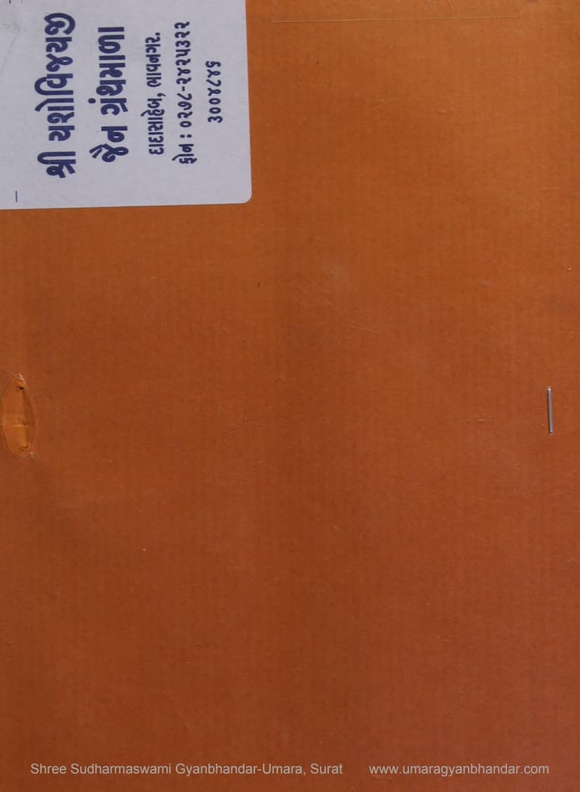 First page of Terapanthi Mat Samalochna