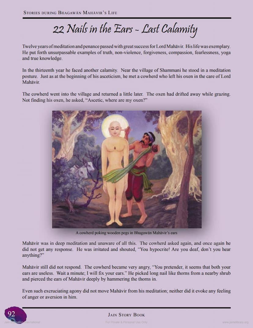 First page of Nails In Ears Last Calamity