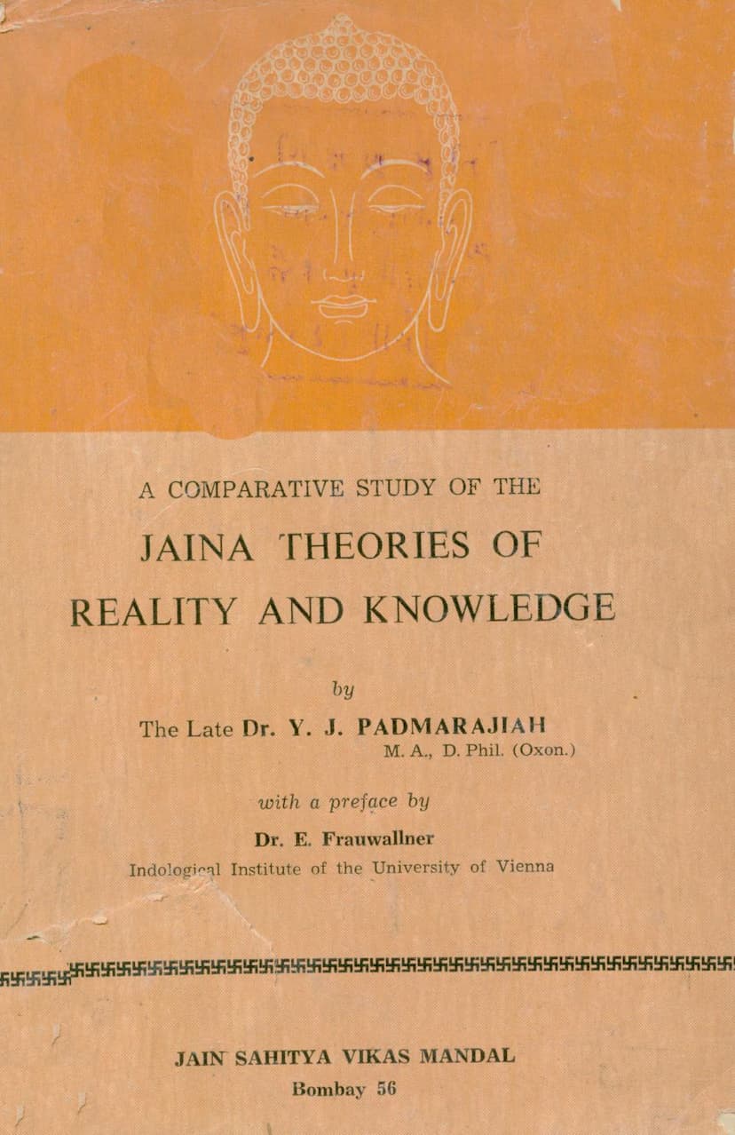 First page of Comparative Study Of Jaina Theories Of Reality And Knowledge