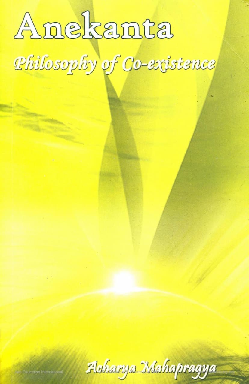 First page of Anekanta Philosophy Of Co Existence