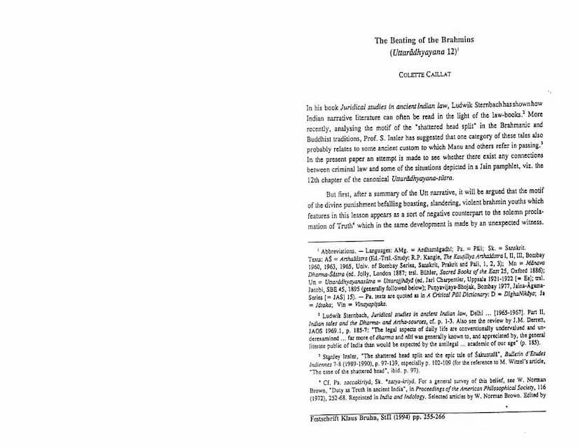 First page of Beating Of Brahmins