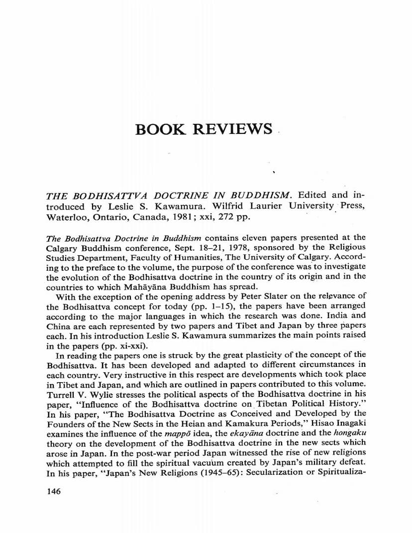 First page of Book Reviews