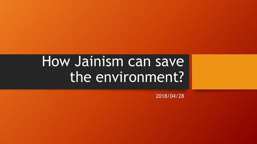 First page of Aparigraha And Environmentalism