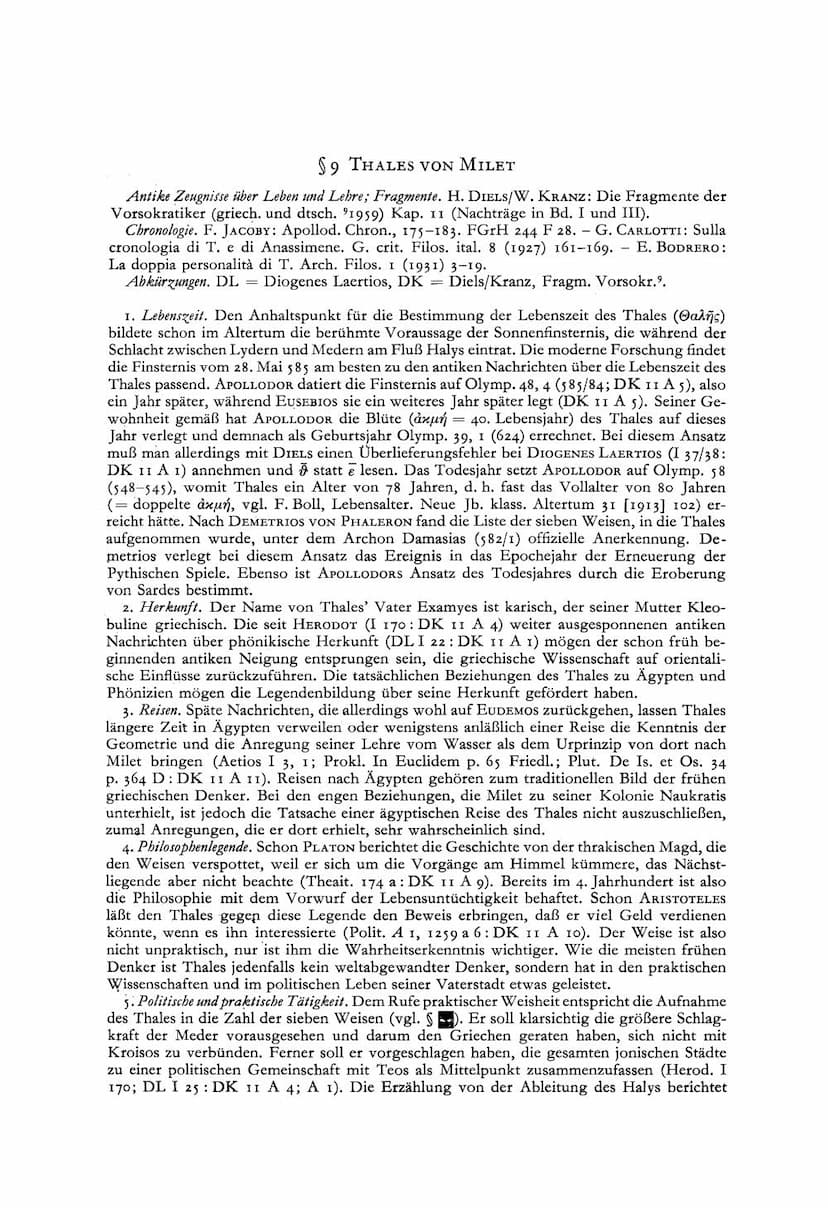 First page of Vorattische Philosophie