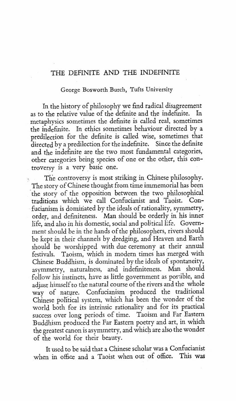First page of Definite And Indefinite