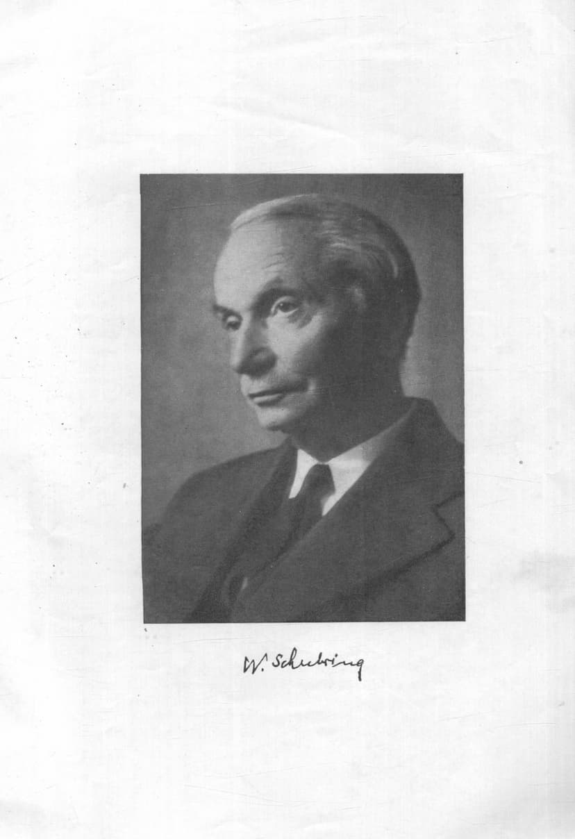First page of Professor Dr Walther Schubring