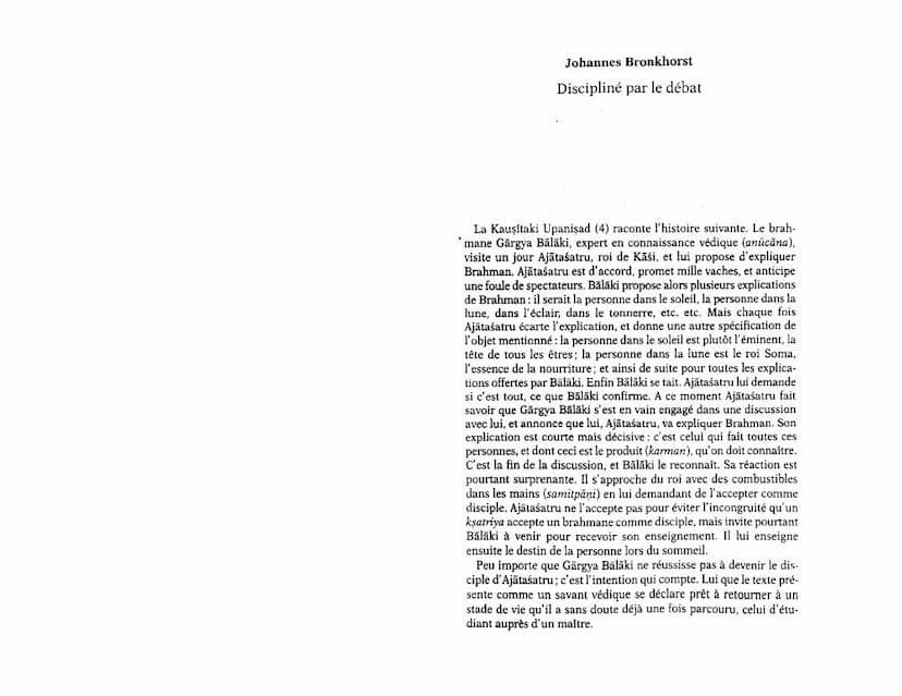 First page of Discipline Par Le Debat