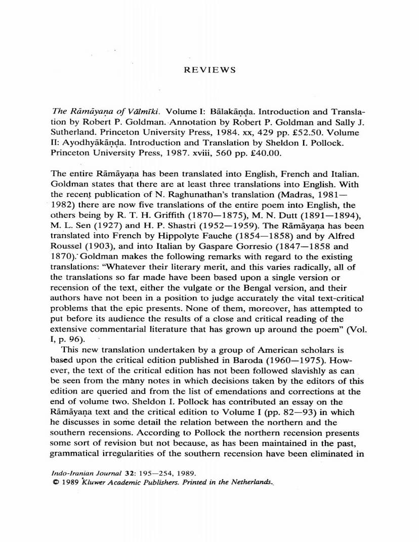 First page of Reviews Of Diffeent Books