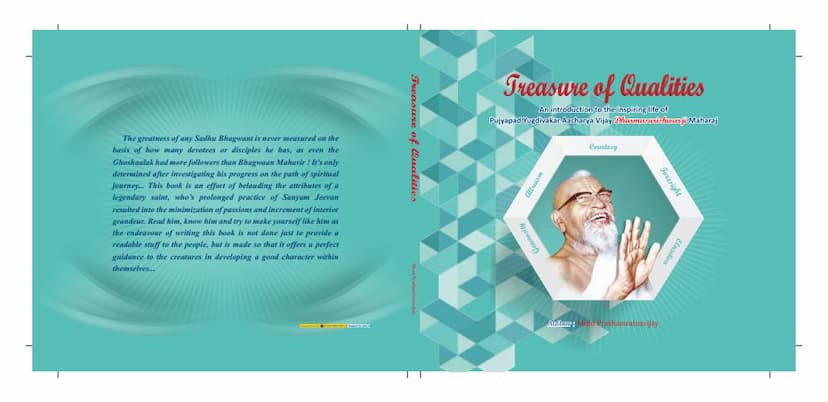 First page of Treasure Of Qualities Introduction To Inspiring Life Of Acharya Vijaydharmsuri Maharaj