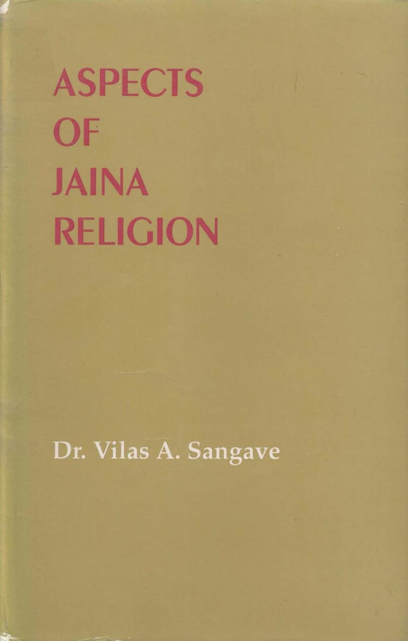 First page of Aspects Of Jaina Religion